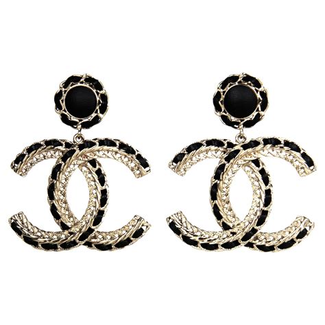 chanel hangong ball earrings|genuine Chanel earrings.